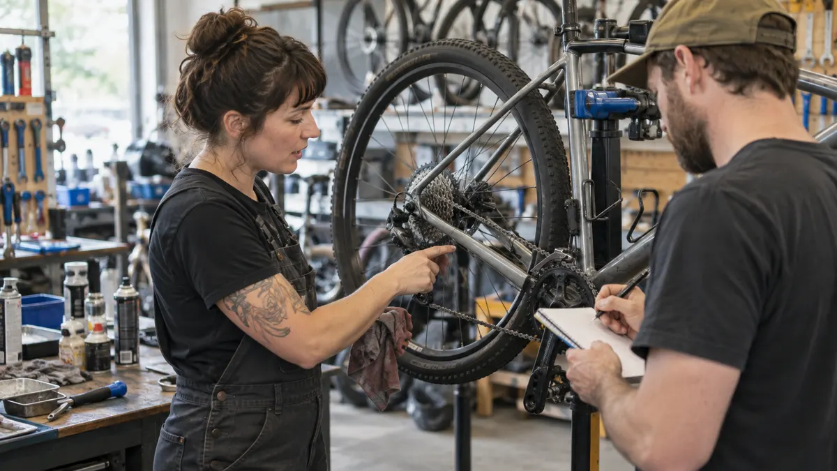 Illustrative scene of a specialist giving a clear, specific answer to a common customer question.