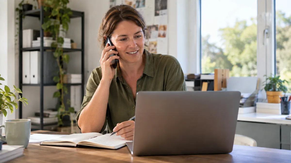 Person filling in a business registration form on a computer screen.