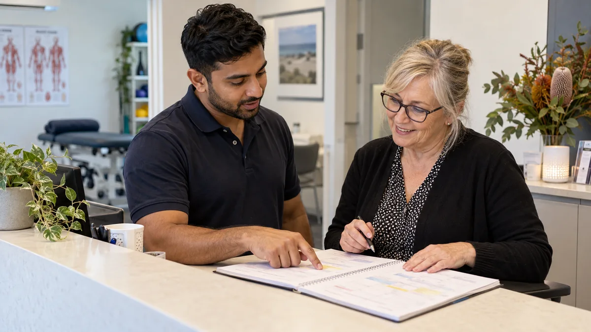 A business owner checking real appointment and order capacity against the last-booking date before confirming the email's deadline.