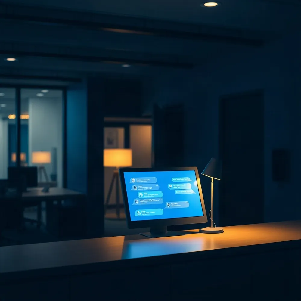 An AI chatbot acts as a night-shift receptionist that never gets tired, takes sick days, or drops a call, answering questions and booking appointments while you sleep.